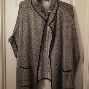 Black and white sweater